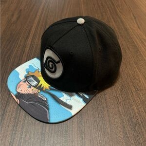 Naruto Uzumaki Men's Hat Manga Anime One Size SnapBack Flat Bill